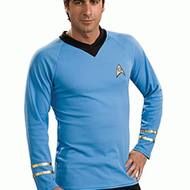 Star trek shirt blauw