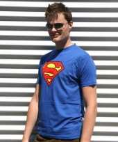 Blauw superman t shirt