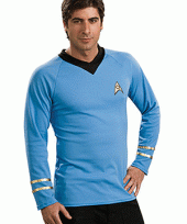 Star trek shirt blauw